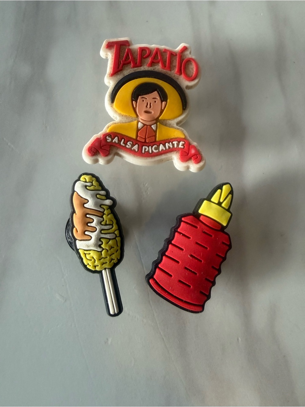Croc Charms, Set of 3 Mexican Theme Charms